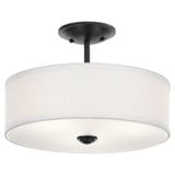 Shailene 3 Light 14 Inch Wide Drum Semi Flush Mount by Kichler - 43675