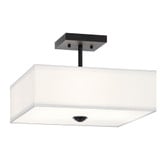 Shailene 3 Light 14 Inch Wide Square Semi Flush Mount by Kichler - 43691