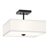 Shailene 3 Light 14 Inch Wide Square Semi Flush Mount by Kichler - 43691