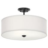 Shailene 3 Light 18 Inch Wide Drum Semi Flush Mount by Kichler - 43692