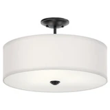 Shailene 3 Light 18 Inch Wide Drum Semi Flush Mount by Kichler - 43692