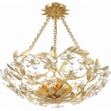 Marselle 6 Light 24 Inch Wide Semi Flush Mount by Crystorama - MSL-306_CEILING