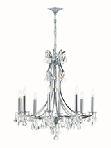 Cedar 8 Light Large Chandelier by Crystorama - 5938