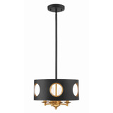 Odelle 4 Light Small Chandelier by Crystorama ODE-700