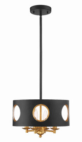 Odelle 4 Light Small Chandelier by Crystorama ODE-700 - ODE-700