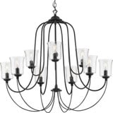 Bowman 9 Light Oversized Chandelier by Progress - P400196