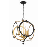Odelle 4 Light Small Chandelier by Crystorama ODE-704