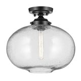 Avery 1 Light 14.5 Inch Wide Semi Flush Mount by Kichler - 43913
