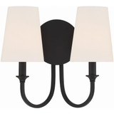 Payton 2 Light Candle Style Wall Sconce by Crystorama - PAY-922