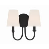 Payton 2 Light Candle Style Wall Sconce by Crystorama - PAY-922