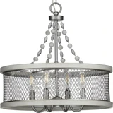 Austelle 4 Light Small Chandelier by Progress - P400204