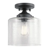 Winslow 1 Light 8.5 Inch Wide Semi Flush Mount by Kichler - 44033
