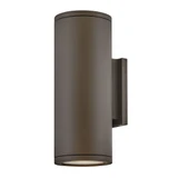Silo 16W 2 LED Outdoor Wall Lantern by Hinkley - 13595