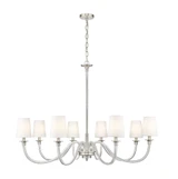 Katerina 8 Light Chandelier 32.5 Inch Tall and 46 Inch Wide By Z-Lite - 1950-8