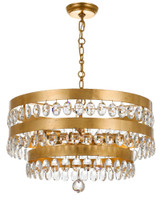 Perla 5 Light Medium Chandelier by Crystorama - 6106