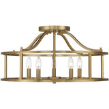 Stockton 5 Light 24 Inch Wide Semi Flush Mount by Savoy House - 6-1679-5