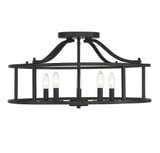 Stockton 5 Light 24 Inch Wide Semi Flush Mount by Savoy House - 6-1679-5