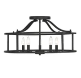 Stockton 5 Light 24 Inch Wide Semi Flush Mount by Savoy House - 6-1679-5