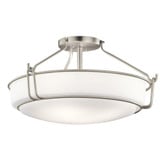 Alkire 4 Light 22 Inch Wide Semi Flush Mount by Kichler - 44086