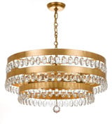 Perla 6 Light Medium Chandelier by Crystorama - 6108