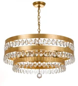 Perla 6 Light Medium Chandelier by Crystorama - 6108
