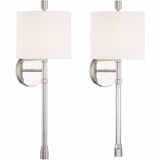 Rachel 1 Light Candle Style Wall Sconce by Crystorama - RAC-A3501