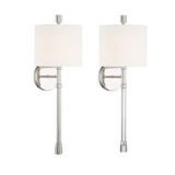 Rachel 1 Light Candle Style Wall Sconce by Crystorama - RAC-A3501