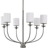 Bonita 6 Light Large Chandelier by Progress - P400227