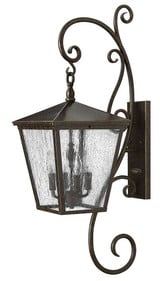 Trellis 4 Light Candle Style Wall Lantern 35.75 Inch Tall by Hinkley - 1436