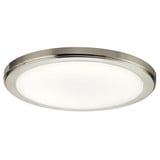 Zeo 24W 1 LED 13 Inch Wide Round Flush Mount by Kichler - 44248