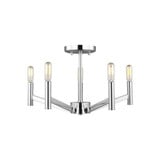 Vector 5 Light 18 Inch Wide Semi Flush Mount by Visual Comfort Studio - 7724305