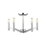 Vector 5 Light 18 Inch Wide Semi Flush Mount by Visual Comfort Studio - 7724305