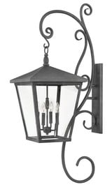 Trellis 4 Light Outdoor Candle Style Wall Lantern 52 Inch Tall by Hinkley - 1439