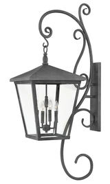 Trellis 4 Light Outdoor Candle Style Wall Lantern 52 Inch Tall by Hinkley - 1439
