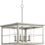 Hedgerow 4 Light Medium Chandelier by Progress - P400253