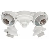Accessory Four Light Fitter 10.5 Inch Wide by 3.2 Inch High by Hunter Fans - 99142FL