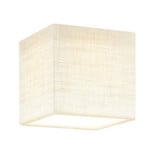 Textile Marco 10W 1 LED Cube Flush Mount 4.25 Inch Wide by Justice Design - FAB-5669