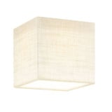 Textile Marco 10W 1 LED Cube Flush Mount 4.25 Inch Wide by Justice Design - FAB-5669