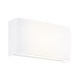 Textile Marco 12W 1LED Rectangle Wall Sconce 10 Inch Wide by Justice Design - FAB-5665