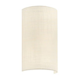 Textile Classic 2 Light Small Cylinder Wall Sconce by Justice Design - FAB-5265