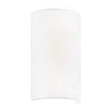 Textile Classic 2 Light Small Cylinder Wall Sconce by Justice Design - FAB-5265