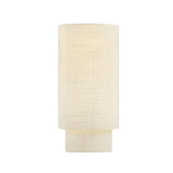 Textile Classic 1 Light Tier Wall Sconce 13 Inch Tall by Justice Design - FAB-5772