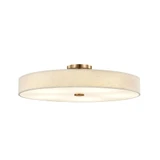 Textile Genova 43W 1 LED Semi Flush Mount 48 Inch Wide by Justice Design - FAB-9307