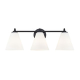 Fusion Pavia 3 Light Bath Vanity 24.75 Inch Wide by Justice Design - FSN-8363