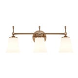 Fusion Tulsi 3 Light Bath Vanity 9.25 X 23.5 Inch Wide by Justice Design - FSN-8313