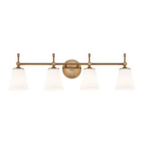 Fusion Tulsi 4 Light Bath Vanity 9.25 X 32.5 Inch Wide by Justice Design - FSN-8314