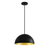 Elias 1 Light Dome Pendant 7.75 Inch and 13.75 Inch Wide by Justice Design - NSH-9845