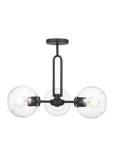 Codyn 3 Light 22 Inch Wide Semi Flush Mount by Visual Comfort Studio - 7755703