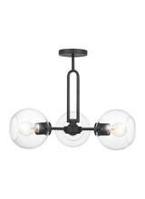 Codyn 3 Light 22 Inch Wide Semi Flush Mount by Visual Comfort Studio - 7755703