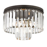 Palacial 1 Light Semi Flush Mount 9 Inch Tall and 12 Inch Wide by Atlas - CL11485